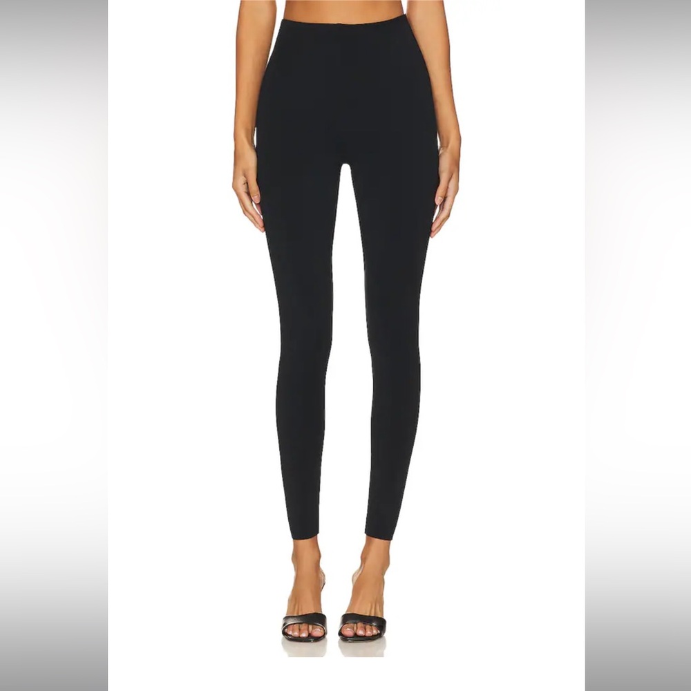 NEW COMMANDO butter luxe pull-on leggings in black